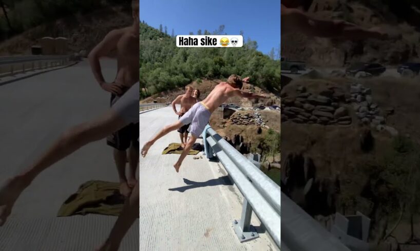 Which way? #adventuresports #cliffjump #nature #funny #cliffjumping #water #extremesports #travel