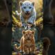 White Panther vs Lion 🐾🔥 | Epic Animal Fight Showdown