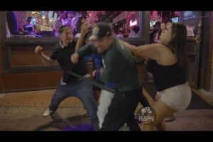 Wild brawl breaks out 6th Street Austin TX 2025 fight