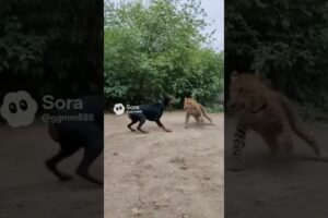 #animal rescue #heroic animals  #AI generated videos #heroic #cute #funny