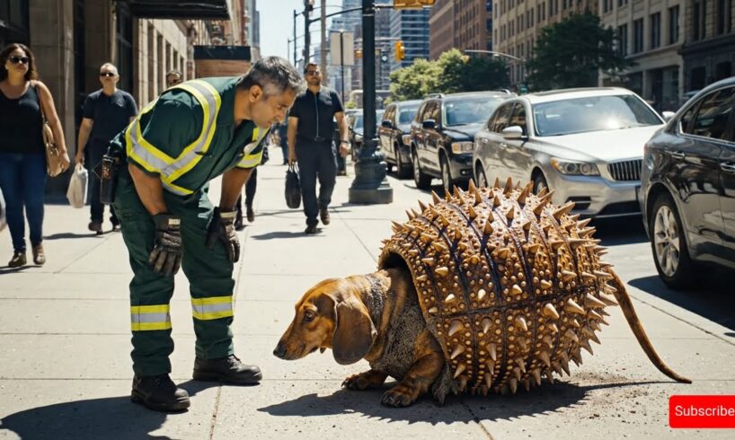 animal rescue stories: Dachshund Dog Trapped in Giant Shell Gets Incredible High-Tech Rescue