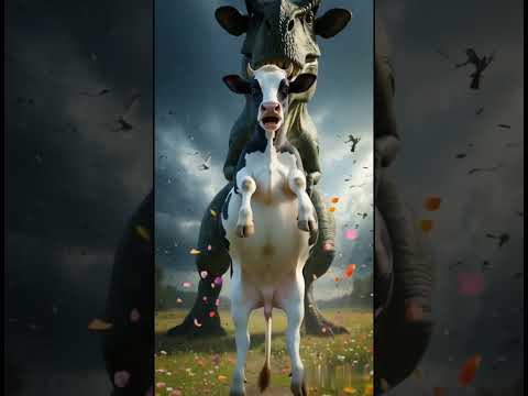 animal rescue|animals rescue videos| golden retriever rescue cow|#englishshorts#animalrescue#shorts