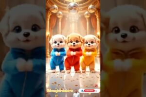 cute puppies crazy dance | #funnyvideo #viralshorts #dogshorts