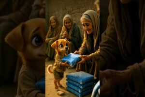 the cute puppies! helping men! shorts#viral#videos!