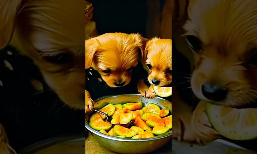 Little Baby Playing With Cute Puppies #puppy #cute #pets #funny #dog #viral #shorts