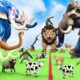 5 Giant Mammoth Elephant Cow Vs Giant Indian Elephant Vs 5 Giant Lion Tiger Saved Woolly Mammoth