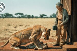 Animal Rescue: A Lioness Begs a Human to Save Her Baby #10