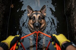 Animal Rescue Heroes: Intense Operation to Save German Shepherd Stuck in a Dark, Deep Pit! 👮‍♂️🐾
