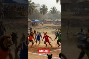 “Animals Playing Kabaddi – Unexpected Winner!”#shortvideo#kabaddi#reels#shorts#tamil#tamilsong#cat