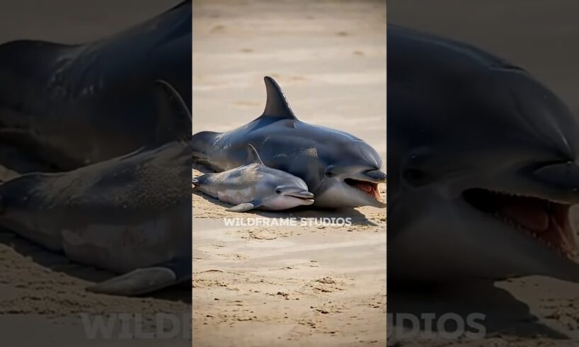 BRAVE DOG RESCUES DOLPHINS 🐬🐶
