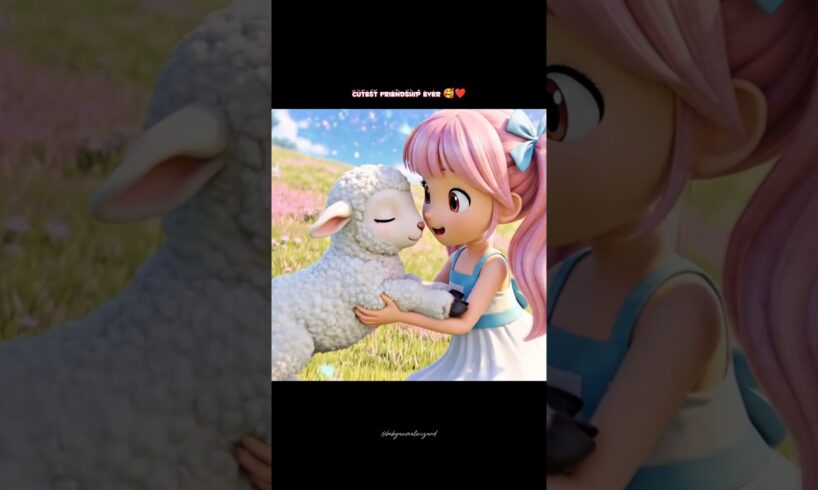 Baby Animal Wizard — Toddler Playing With Baby Sheep & Rabbit 🐑🐰 | Cutest Baby Animal Moments