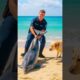 Brave Labrador Retriever Saves a Dolphin and Her Baby #animals #dog #goldenretriever #animalrescue