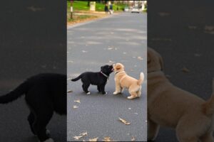 Cute Puppies Playing Adorable Video #puppy #dog #funny #viral #shorts
