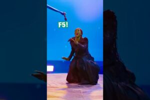 Cynthia Erivo No Good Deed raw vocals from Wicked For Good BTS 🎤💚