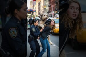 Dog rescues girl from police #usaprank #funny #police #shorts #vrialshorts