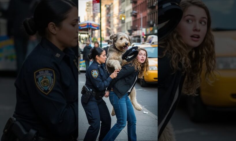 Dog rescues girl from police #usaprank #funny #police #shorts #vrialshorts