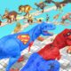 EPIC T-REX DEATHRUN The Toughest of All Animals Dinosaurs Fight Animal Revolt Battle Simulator