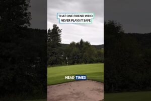 EPIC golf shot #shorts #golfswing