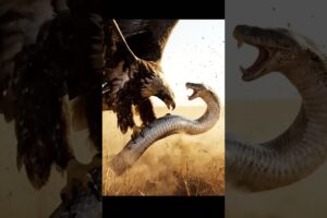 “Eagle vs Snake 🦅⚡ Deadliest Strike Caught on Camera!” #animals #wildlife #ytshorts #shorts #foryou