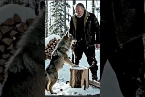 FAITH IN HUMANITY RESTORED ! KIND MAN SAVED WOLF #animals #rescue #wolf #wildlife #humanity