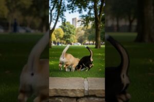 Fluffy Cute Puppies On The Wall Watch Their Adorable Playtime #puppy #cute #dogs