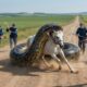 Giant Python vs Horse | Shocking Attack Caught on Camera | Rescue Team Saves the Day