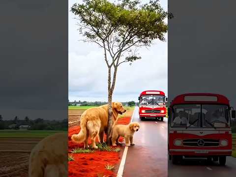 Hero Dog Saves Bus Passengers | Emotional Dog & Puppy Rescue Story | #dog #animals #unexpected #bus