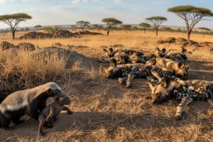 Honey Badger Stole Their Pup… But They Woke Up!