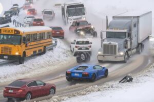 Icy Road Madness Caught on Camera - Winter Crash #22