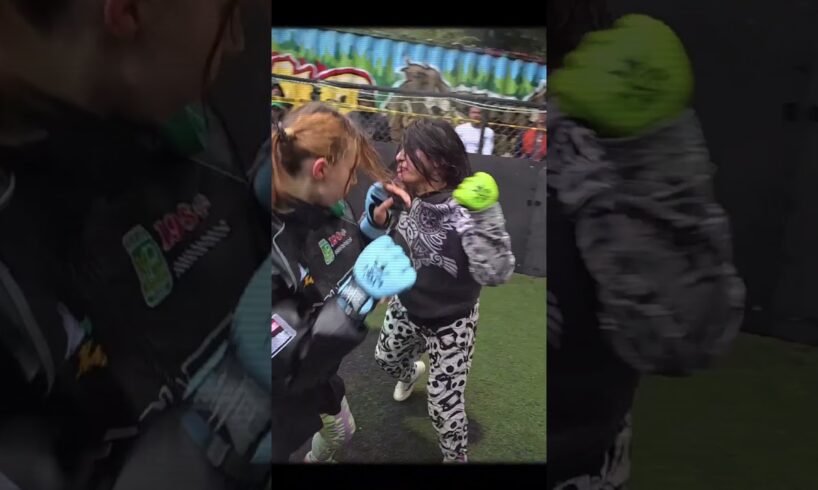 Ladies laced up and ready to FIGHT! #mma #boxing #fights #streetbeefs