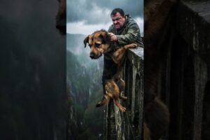 Man Rescues Dog from Serious Danger. #pets #doglove #dogrescue #dog #puppylove #animals