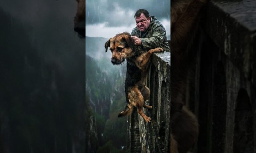Man Rescues Dog from Serious Danger. #pets #doglove #dogrescue #dog #puppylove #animals