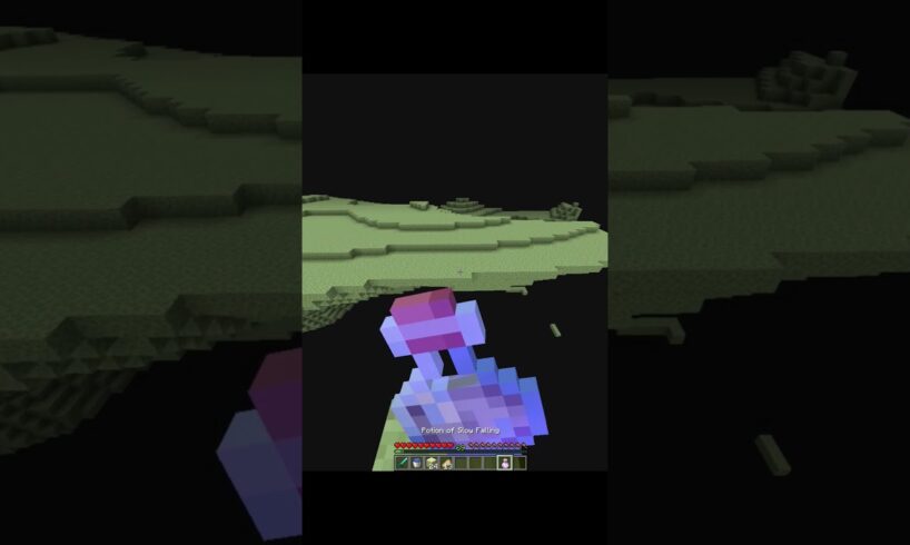 Slow Falling? More Like Slow Failing! 💀 | Nelay #shorts #minecraft #gaming #funny