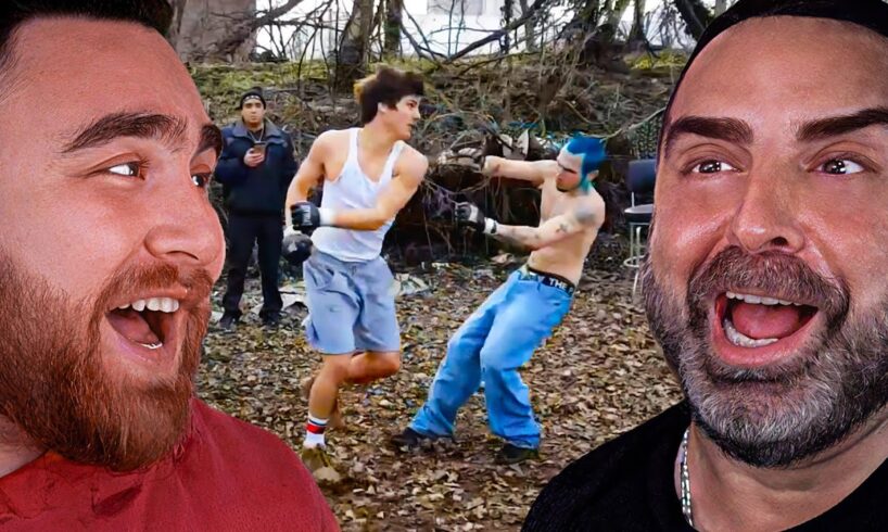 THIS IS INSANITY! LosPollosTV And Dad React To HILARIOUS STREETBEEFS FIGHTS!