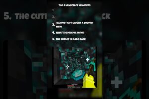TOP 5 Epic Moments from Minecraft! #minecraft