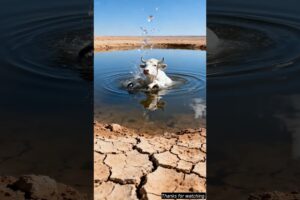The Cow Almost Drowned… But the Horse Saved 😱 | Heartwarming Animal Rescue #shorts