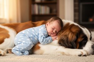 The TOP 45 Cutest Moments of Babies and Animals Playing Together