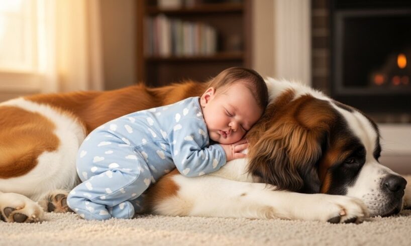 The TOP 45 Cutest Moments of Babies and Animals Playing Together