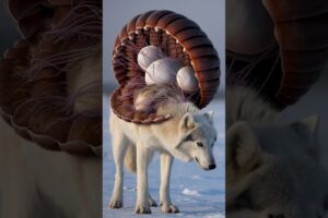 The Unlikeliest Rescue: An Arctic Goose and a Wolf in Need #animalrescue #polarrescue #wolf