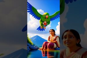 Tiger Attacks Mother & Baby 😱🌊 | Amazing Green Parrot’s Unbelievable Rescue