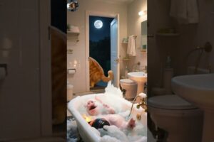 Top Most Amazing Shocking Best Funny AI Viral Video Fluffy Big Cat Save and Rescue by Cute Pig Story