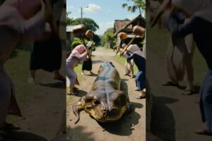 Villagers Witness Python Emergence! What's inside?