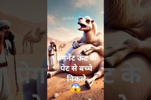 White pregnant camel rescued by rescueteam #humanity #camel #treatment #camelhelp #animals