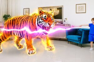 Wild Animals in My House! Learn Animal Names & Fun Facts