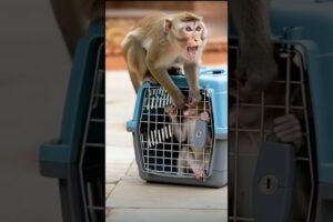 #adiaava 😱Brave Monkey Saves Baby From Thief🐒 Emotional Rescue Story | Viral AI YouTube Shorts❤️ #ai