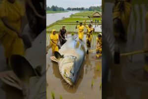 rescue the baby fish from giant log #funny #animalrescue #animalwelfare #aiart