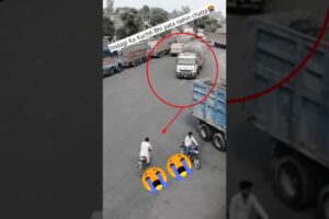 truck accident video 2023 vs bike accident video YouTube shorts #shorts #youtubeshort #viral