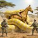 Animal Rescue Compilation | Brave Soldiers Rescue Horse from Giant Python