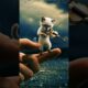 "A Cute Cat 😺 Plays Violin 🎻 and Emotional Music in Rainy Season" –  #shorts #trending