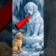 A Puppy’s Cry Saved His Frozen Mother | Golden Retriever Rescue🐶❄️#dog#ice #animalrescue